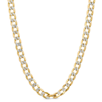 Diamond Cut Cuban Chain (14K)