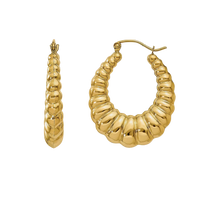 Croissant Hoop Earring (10K)