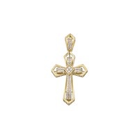 Diamond Cross Pendant (14K)