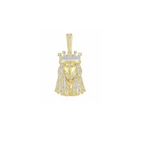 Jesus Face Pendant (14K)