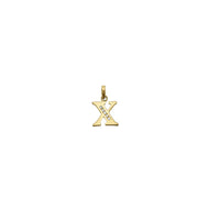 Icy Initial Letter Pendant (14K)