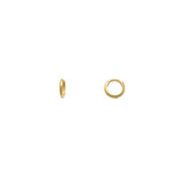 Plain Huggie Earrings (14K)
