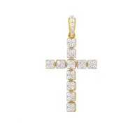 Diamond Cross Pendant (14K)