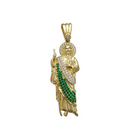 Zirconia Saint Jude Pendant (14K)
