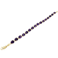 Amethyst Gem Bracelet (14K).