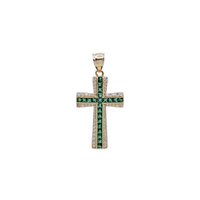 Zirconia Cross Pendant (14K)