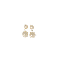 Hanging Spheres Earrings (14K)