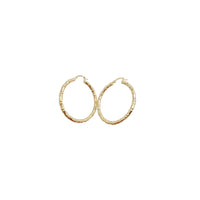 Bamboo Hoop Earring (14K)