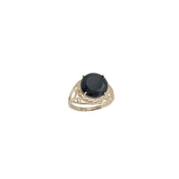 Black Stone Lady Ring (14K)