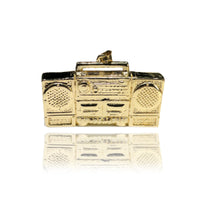 Stereo Boombox Pendant (14K)
