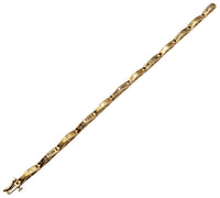 Diamond Bridge Link Bracelet (14K).