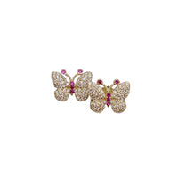 Ice-Out Butterfly Earrings (14K)