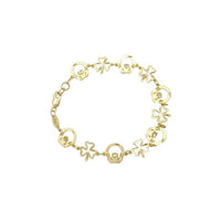 Claddagh and Shamrock Bracelet (14K)