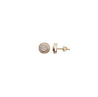 Round Diamond Screw Earrings (14K)