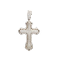 Cubic Zirconia Cross Pendant (Silver)