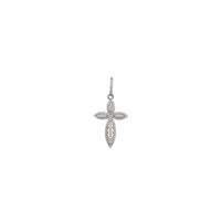Cubic Zirconia Cross Pendant (Silver)