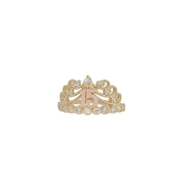 15 Years Birthday Crown-Tiara Ring (14K)