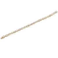 Irregular Fancy Lab Grown Diamonds Bracelet (14K)