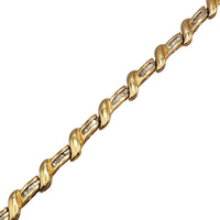 Diamond Baguette Bracelet (14K).