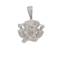 Dollar Sign Pendant (Silver)