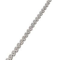 Evil Eyes Stone Bracelet (Silver)