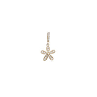 Flower CZ Pendant (14K)