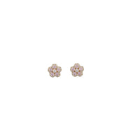 Flower Stud Earrings (14K)