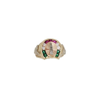 Horseshoe Virgin Mary Ring (14K)