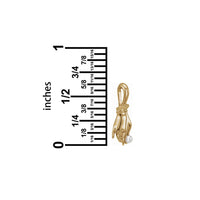 White Pearl Buddha Hand Pendant