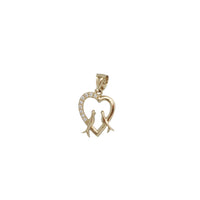 Heart Bird Pendant(14k)