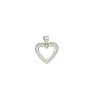 Heart CZ Pendant (Silver)