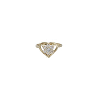 Heart With Flower Ring (14K)