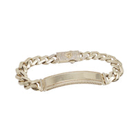 Zirconia Monaco ID Bracelet (14K)