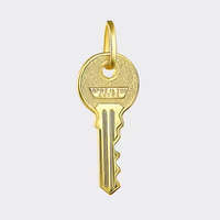 Apre Il Tuo Cuore Key Pendant (14K)