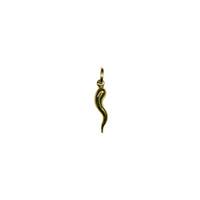 Lightweight Cornicello (Italian Horn) Pendant (14K)