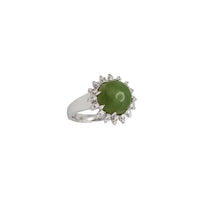 Green Jade Diamond Ring (18K)