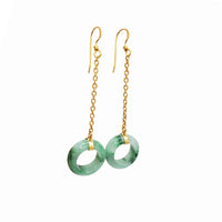 Happiness Jade Earring (14K)
