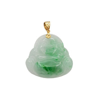 Jade Buddha Pendant (14K)
