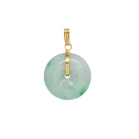 Jade Round Pendant (14K)