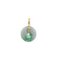 Jade Round Pendant (14K)