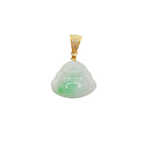 Diamond Jade Pendant (14K)