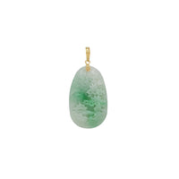 Green Jade Pendant (14K)