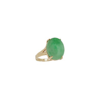 Jade Stone Ring (14K)