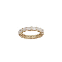 Channel Set Bagguete Ring(14K)