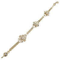 Daisy Flower Bismark Fancy Bracelet Bracelet (14K).