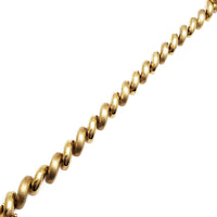 Yellow Gold Macaroni Bracelet (14K).