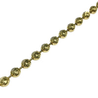 Crescent-Cut Ball Chain (Silver)