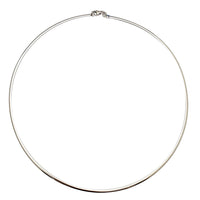 Snake Round Omega Necklace (18K)