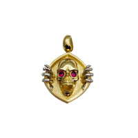 Peeking Skull Pendant (14K)