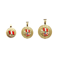 Peru Medallion Pendant (14K)